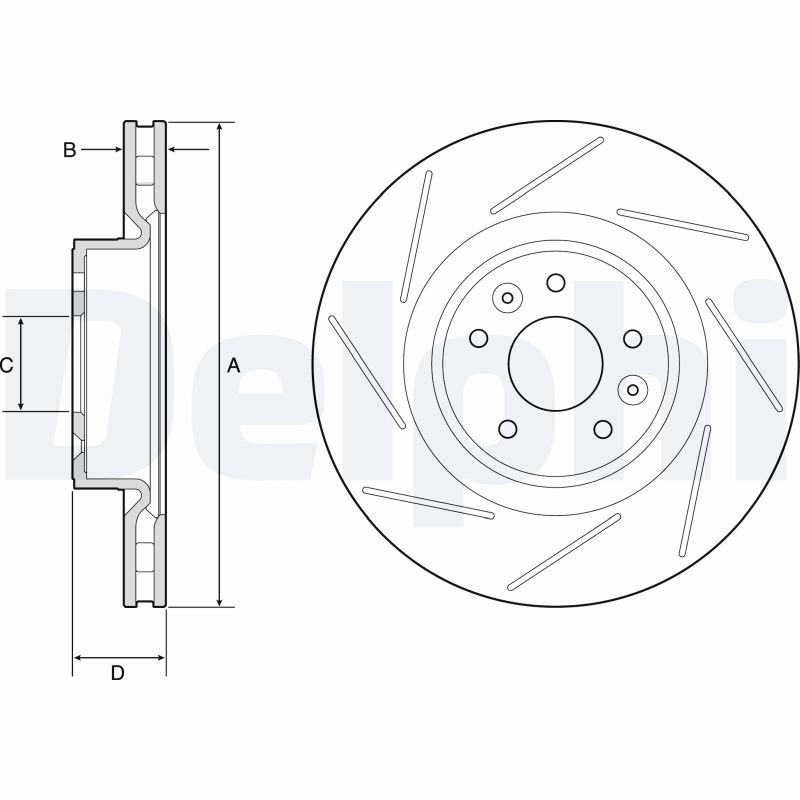 Disc frana BG9224C DELPHI