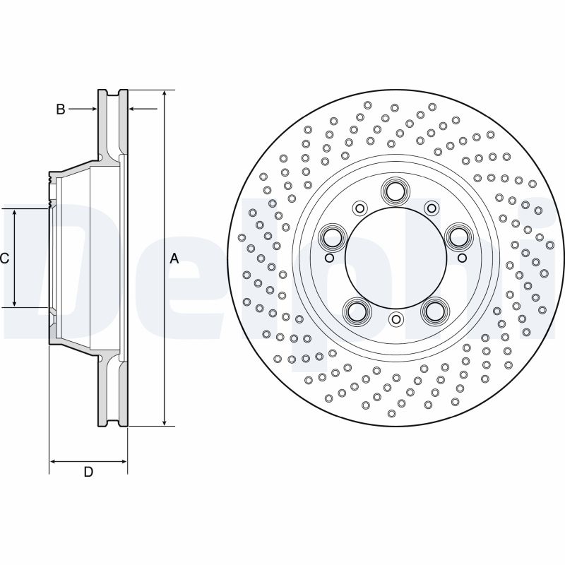 Disc frana BG9225C DELPHI