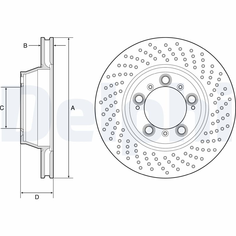 Disc frana BG9226C DELPHI