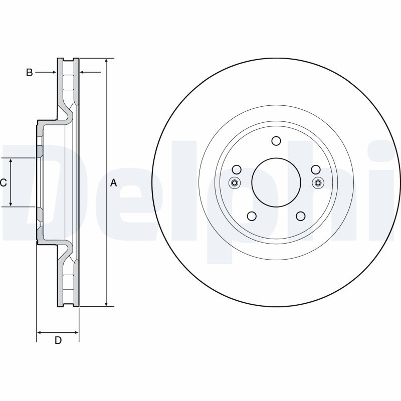 Disc frana BG9228C DELPHI