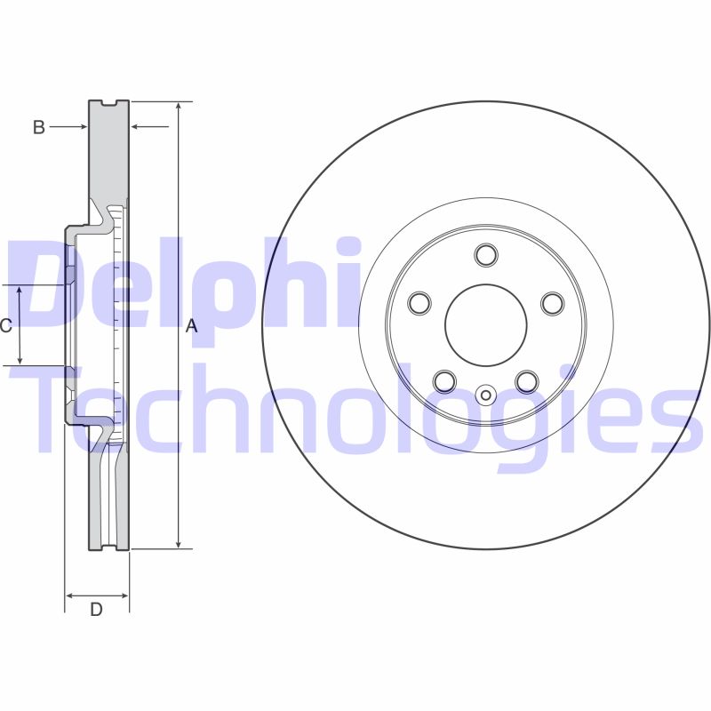 Disc frana BG9231C DELPHI