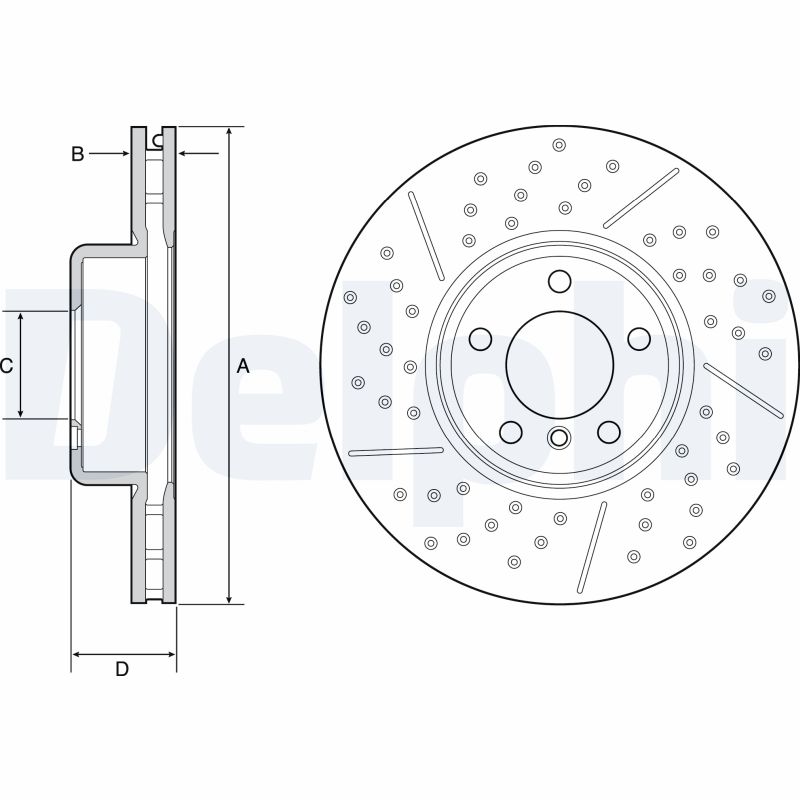 Disc frana BG9234C DELPHI