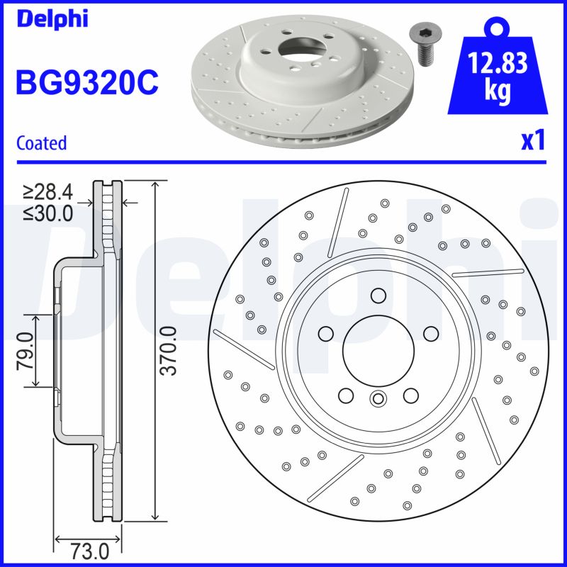Disc frana BG9320C DELPHI