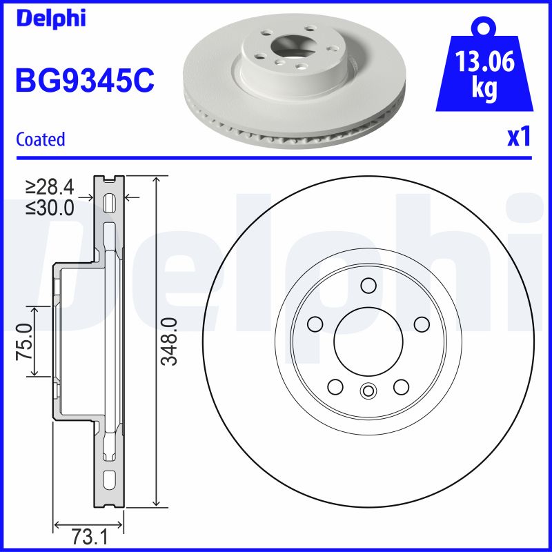 Disc frana BG9345C DELPHI