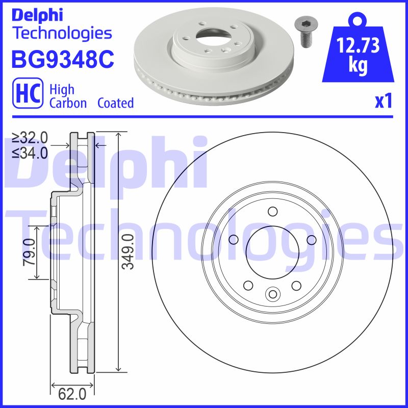 Disc frana BG9348C DELPHI