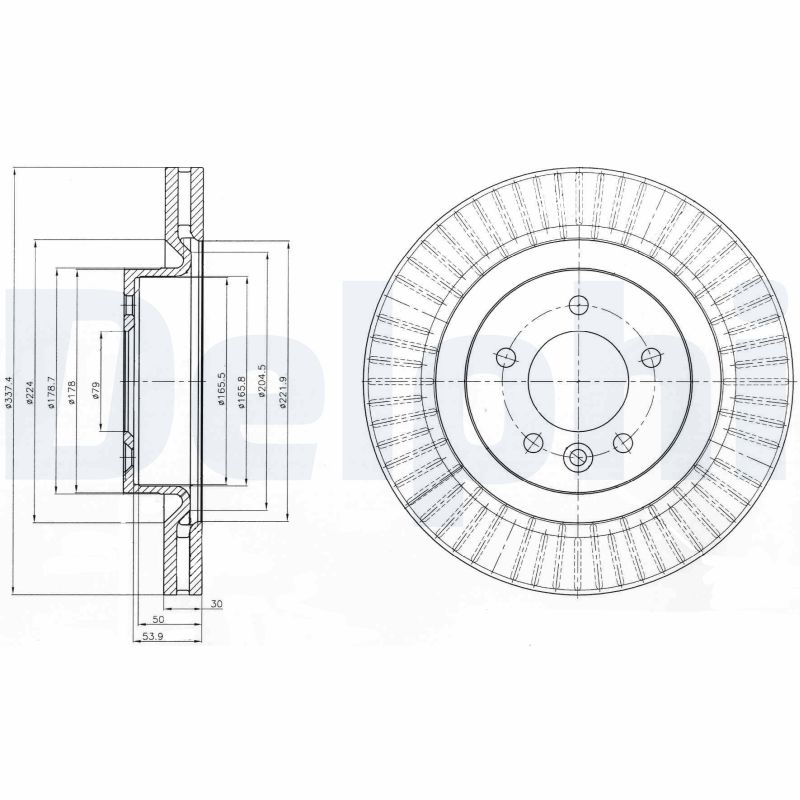 Disc frana BG9926 DELPHI