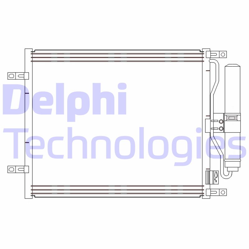 Condensator, climatizare CF20245 DELPHI