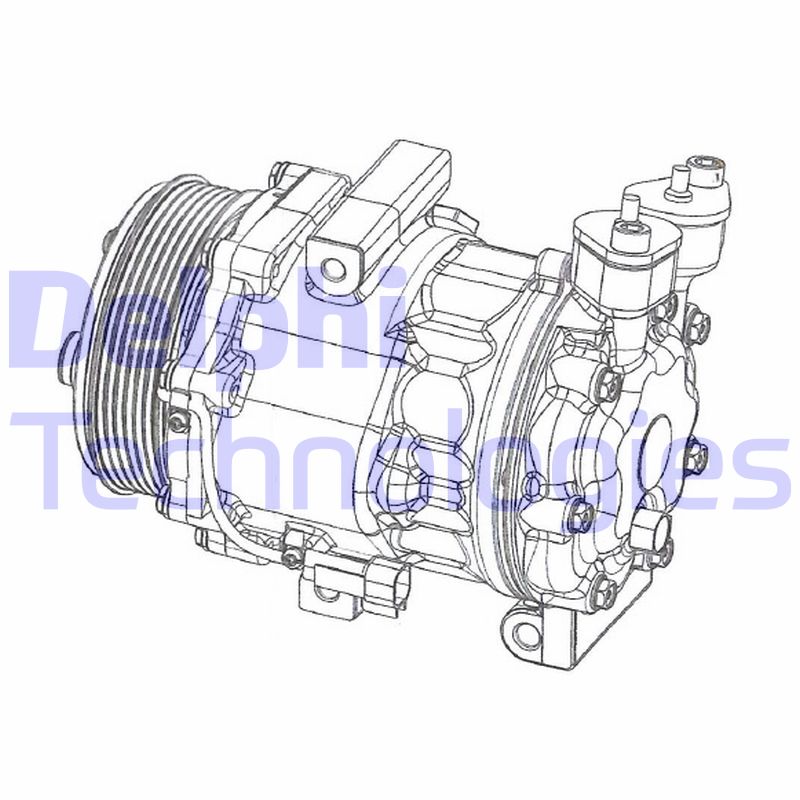 Compresor, climatizare CS20351 DELPHI