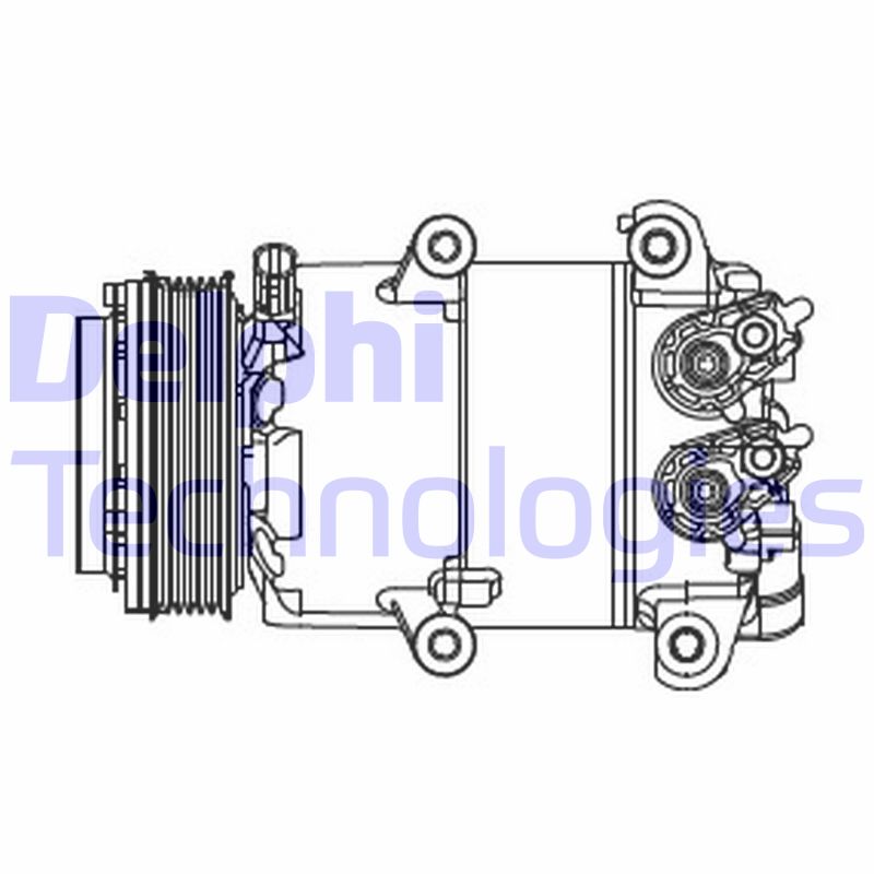 Compresor, climatizare CS20466 DELPHI