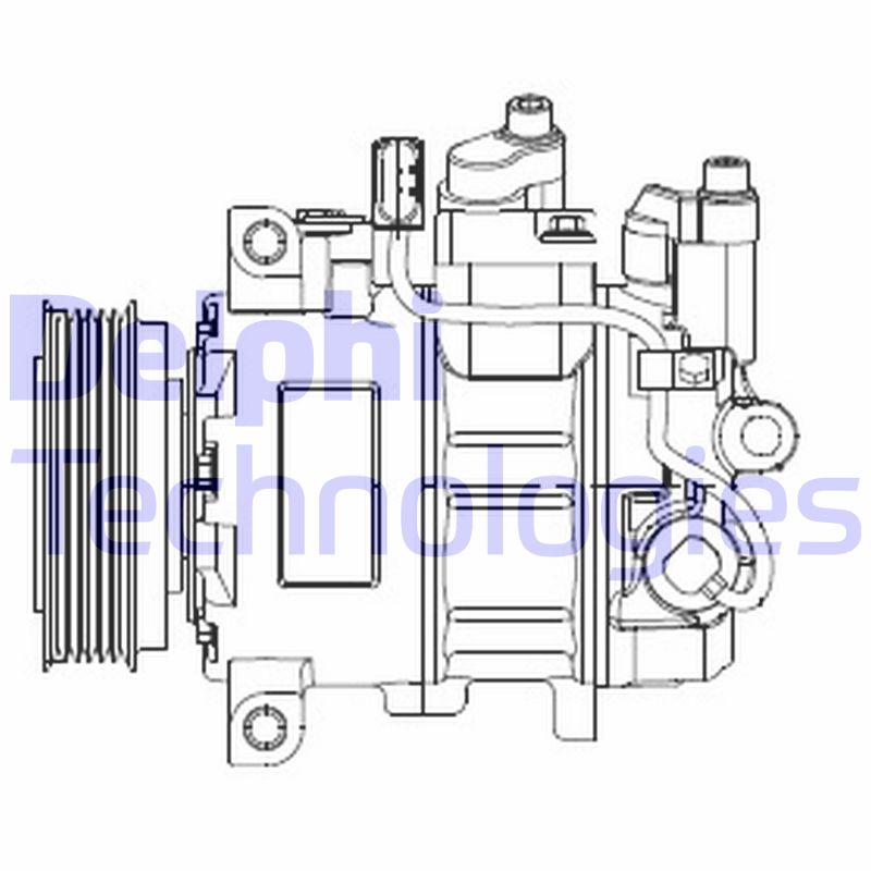 Compresor, climatizare CS20474 DELPHI