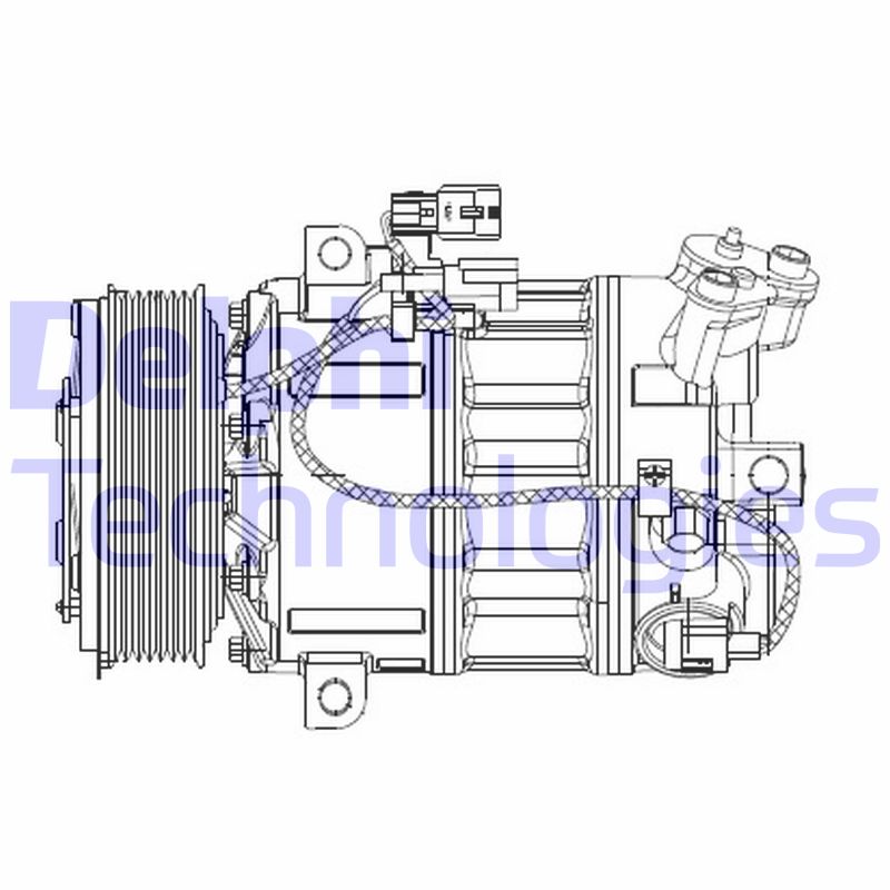 Compresor, climatizare CS20477 DELPHI