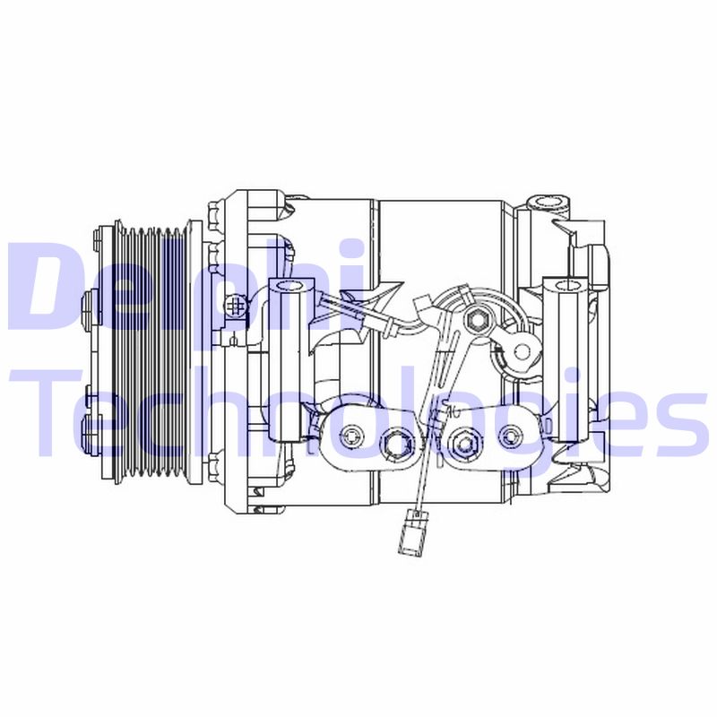 Compresor, climatizare CS20492 DELPHI