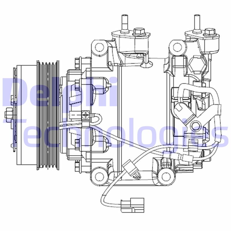 Compresor, climatizare CS20510 DELPHI