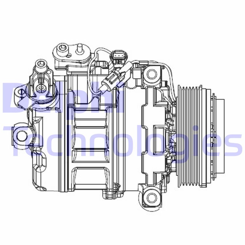 Compresor, climatizare CS20547 DELPHI