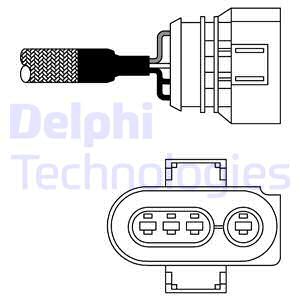 Sonda Lambda ES10568-12B1 DELPHI