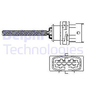 Sonda Lambda ES10789-12B1 DELPHI