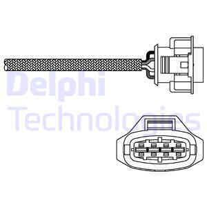 Sonda Lambda ES10792-12B1 DELPHI