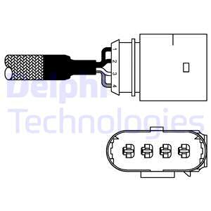 Sonda Lambda ES10981-12B1 DELPHI