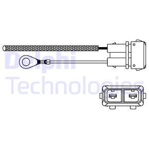 Sonda Lambda ES10998-12B1 DELPHI