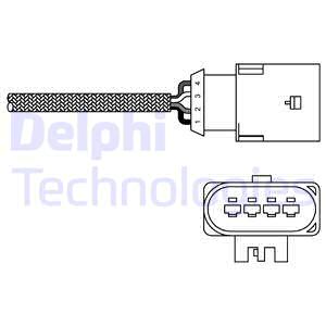 Sonda Lambda ES20303-12B1 DELPHI