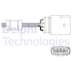 Sonda Lambda ES20348-12B1 DELPHI