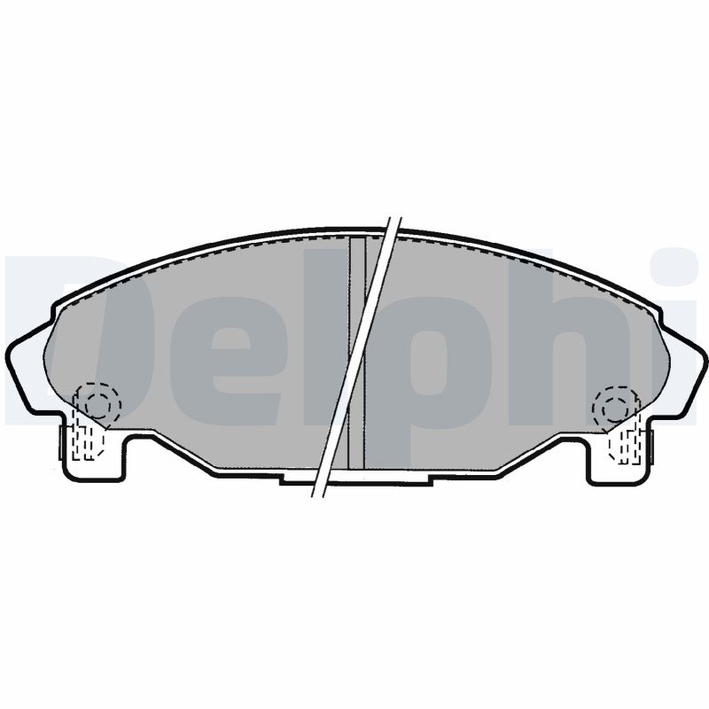 set placute frana,frana disc LP1064 DELPHI