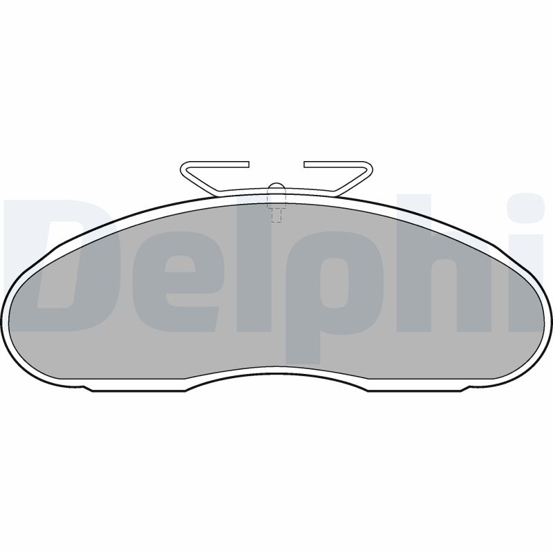 set placute frana,frana disc LP1098 DELPHI