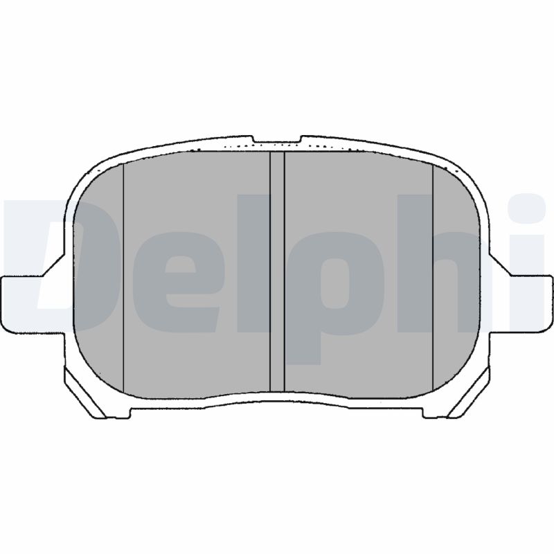 set placute frana,frana disc LP1144 DELPHI