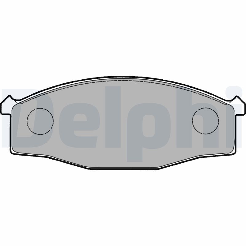 set placute frana,frana disc LP1146 DELPHI
