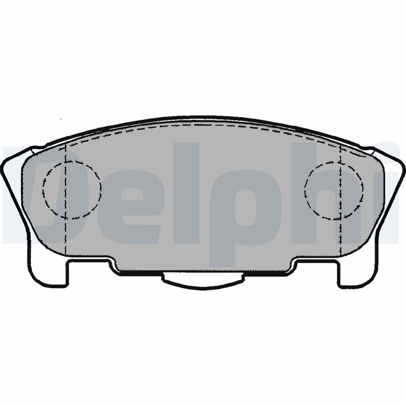 set placute frana,frana disc LP1149 DELPHI