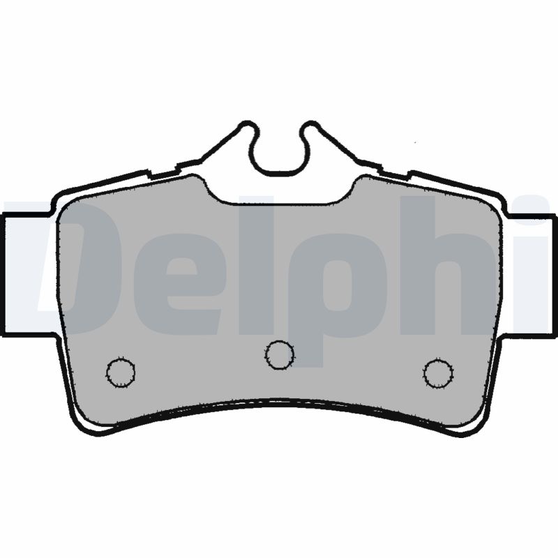 set placute frana,frana disc LP1174 DELPHI