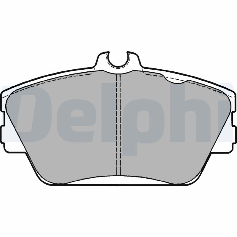 set placute frana,frana disc LP1187 DELPHI