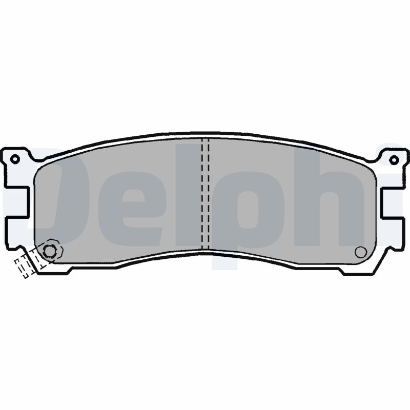 set placute frana,frana disc LP1189 DELPHI