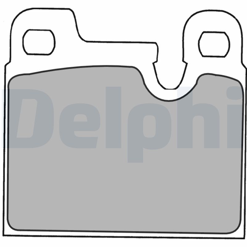 set placute frana,frana disc LP1230 DELPHI