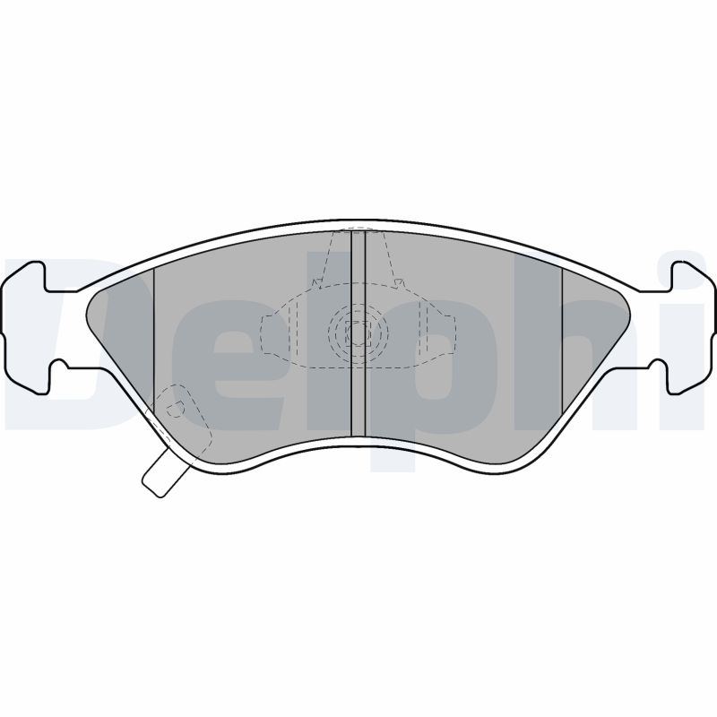 set placute frana,frana disc LP1303 DELPHI