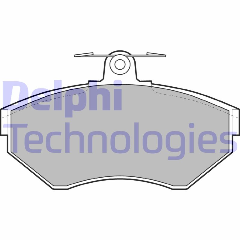 Set placute frana,frana disc LP1409 DELPHI