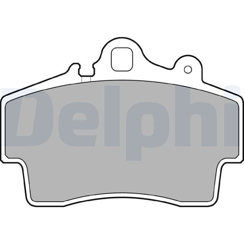set placute frana,frana disc LP1411 DELPHI