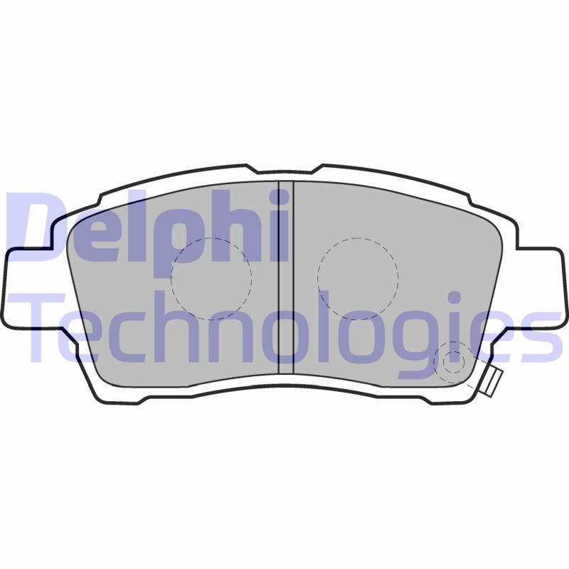 Set placute frana,frana disc LP1414 DELPHI