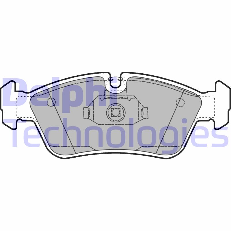 Set placute frana,frana disc LP1421 DELPHI