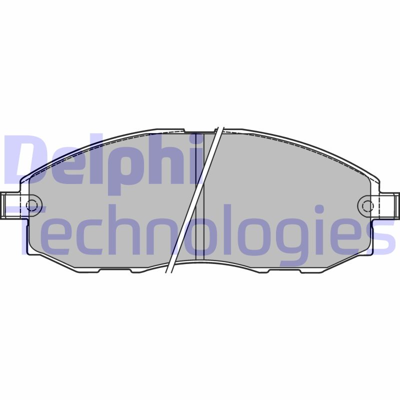 Set placute frana,frana disc LP1434 DELPHI