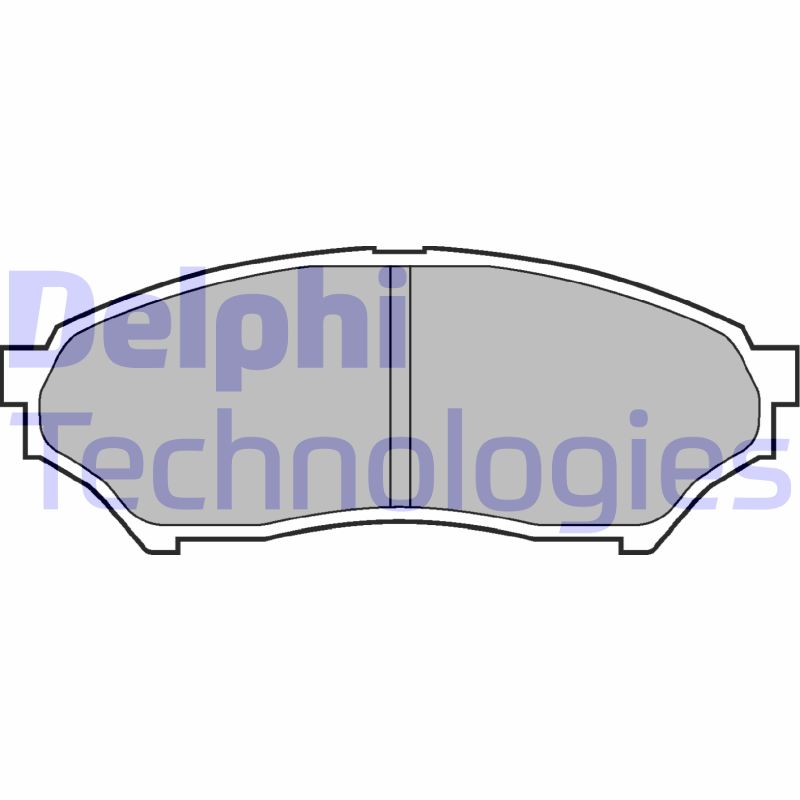 Set placute frana,frana disc LP1448 DELPHI