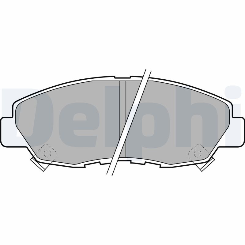 set placute frana,frana disc LP1449 DELPHI
