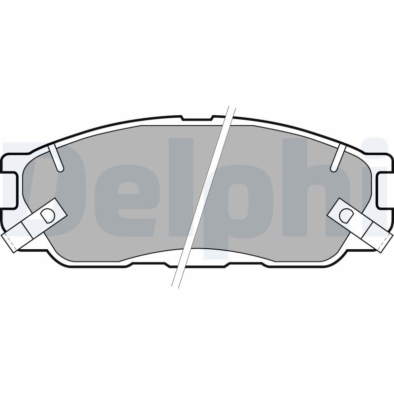 set placute frana,frana disc LP1459 DELPHI