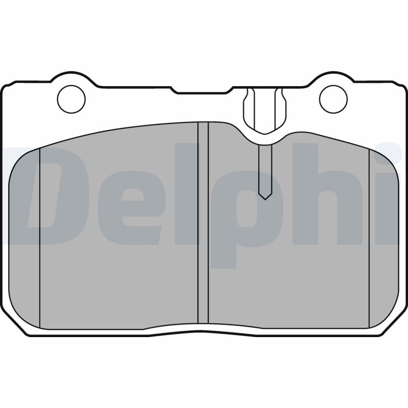 set placute frana,frana disc LP1460 DELPHI