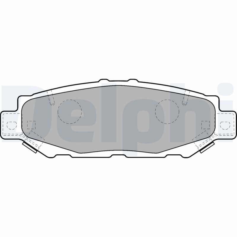 set placute frana,frana disc LP1508 DELPHI