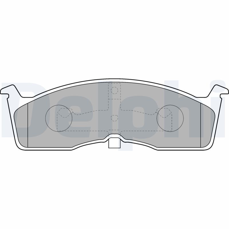 set placute frana,frana disc LP1532 DELPHI