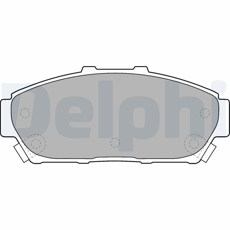 set placute frana,frana disc LP1534 DELPHI