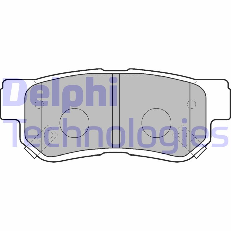 Set placute frana,frana disc LP1539 DELPHI