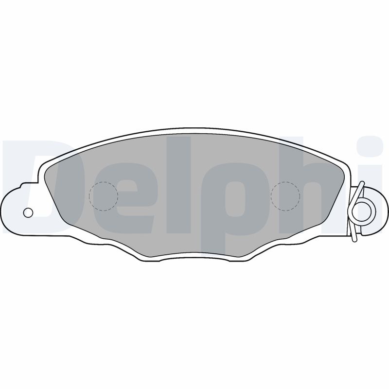 set placute frana,frana disc LP1554 DELPHI