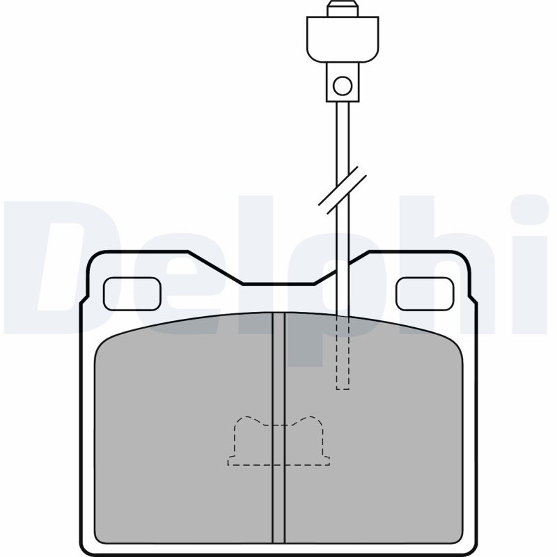 set placute frana,frana disc LP160 DELPHI